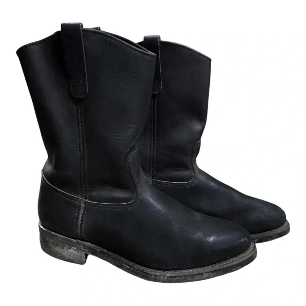 Red Wing Shoes Black Leather Boots